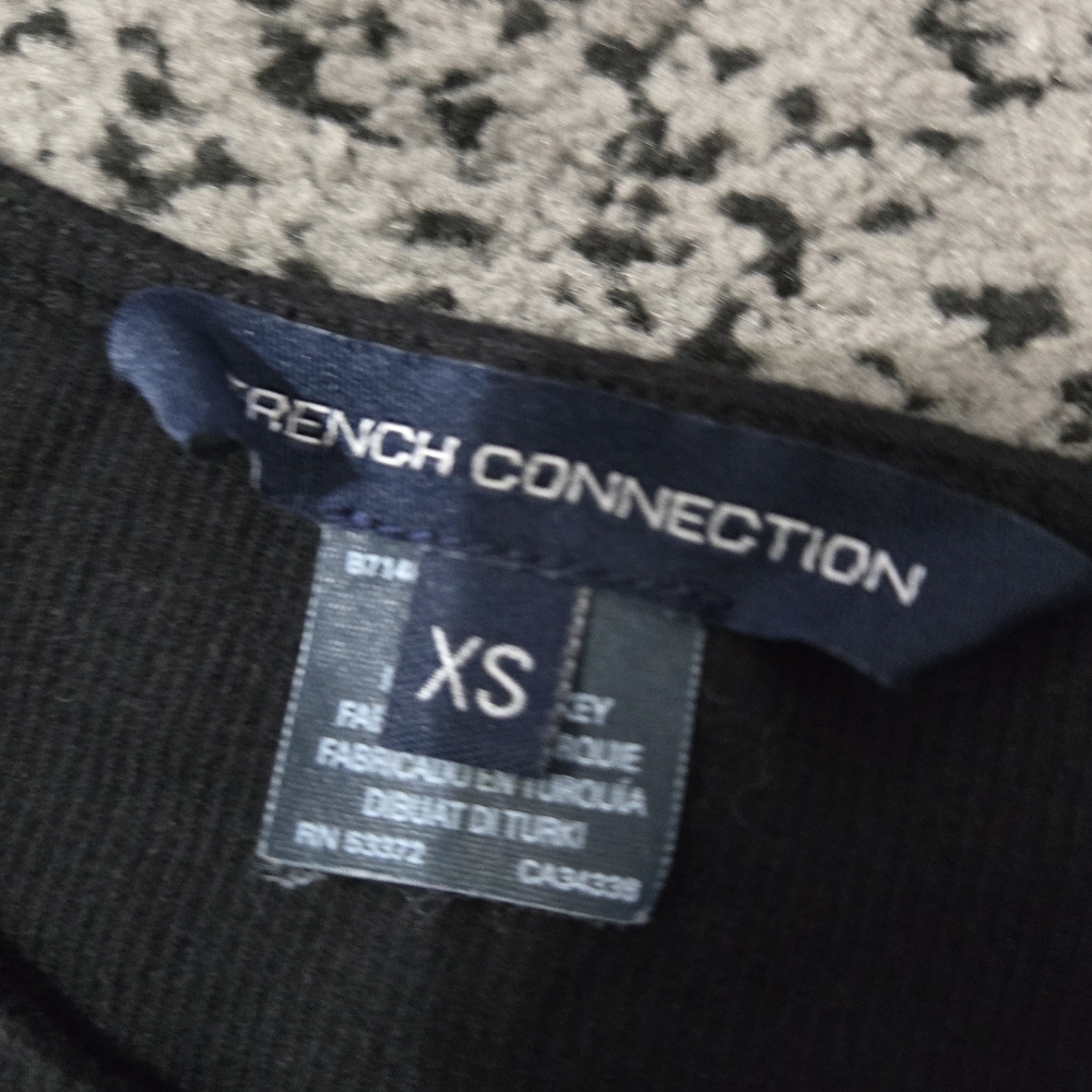 French Connection Rasha Ribbed Cutout Mini Dress, XS, EUC - Picture 4 of 12